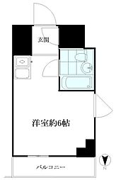 グレイス蒲田 ワンルームの間取図画像