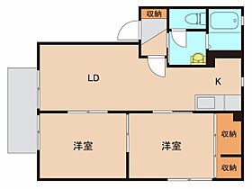 グランメールＢ 00102 ｜ 茨城県取手市井野536-1（賃貸アパート2LDK・1階・50.70㎡） その2