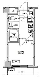 セルベコート鷺宮 1Kの間取図画像
