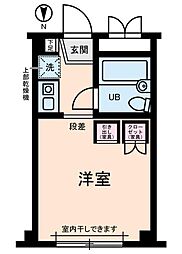 ユーフォリア大口 ワンルームの間取図画像