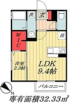 千葉県市川市妙典２丁目（賃貸アパート1LDK・2階・32.33㎡） その2