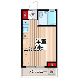 メゾンド・YK ワンルームの間取図画像