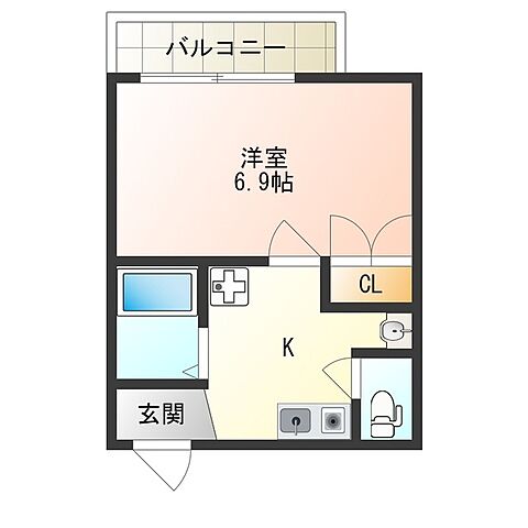 ホームズ でお部屋探し ｊｒ東西線 御幣島駅 徒歩7分 1k 賃料4 8万円 2階 21 72 賃貸マンション住宅情報 物件番号 取扱い不動産会社 みやび不動産福島店 ミヤビ住建株式会社