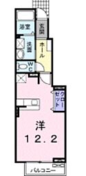 ヴィラ・アゼリア ワンルームの間取図画像