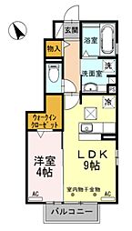 カーサ　ポポラーレ　Ａ 1階