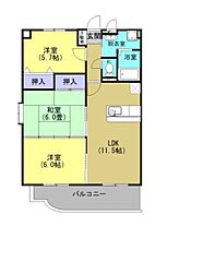 物件の間取り