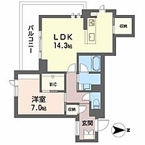 シャーメゾンロイヤル上杉 301 ｜ 宮城県仙台市青葉区上杉６丁目1-16（賃貸マンション1LDK・3階・57.79㎡） その2