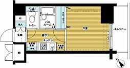 トーシンフェニックス代々木 1Kの間取図画像