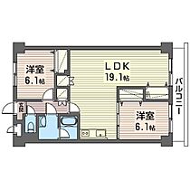 城南ウイングIII 00406 ｜ 栃木県小山市西城南３丁目17-7（賃貸マンション2LDK・4階・67.64㎡） その2