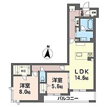 ロゼール 00203 ｜ 千葉県流山市おおたかの森東３丁目37-4（賃貸マンション2LDK・2階・74.77㎡） その2