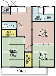 パークハウス 3Kの間取図画像
