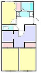 コリーヌ厚木 3LDKの間取図画像