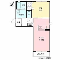 シャーメゾン平佐 A0201 ｜ 鹿児島県薩摩川内市平佐１丁目134（賃貸アパート1LDK・2階・41.17㎡） その2