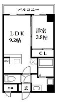 Tria Asteria 802 ｜ 福岡県福岡市博多区住吉４丁目28-1（賃貸マンション1LDK・8階・33.84㎡） その2