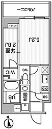 オルタナ東池袋 2Kの間取図画像