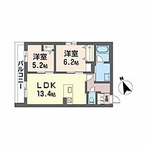 シャーメゾングレイス A0202 ｜ 福岡県久留米市長門石３丁目355-17（賃貸マンション2LDK・2階・57.97㎡） その2