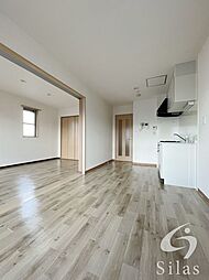 JR片町線(学研都市線) 鴫野駅 徒歩5分の賃貸マンション 4階1LDKのリビング/ダイニング