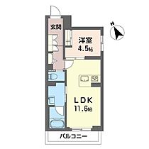 エスペランサ 00101 ｜ 埼玉県朝霞市北原２丁目16-5、7之各一部（賃貸マンション1LDK・1階・43.28㎡） その2