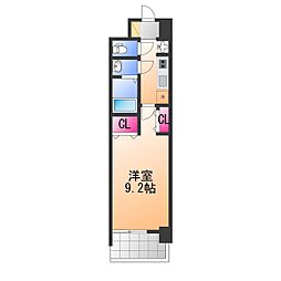 GLUCKMAISONS-SAKAIXVI 1Kの間取図画像