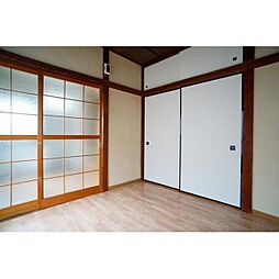 河口荘 2階2Kのリビング/ダイニング