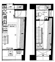 エテルノ荻窪 5階1DKの間取り