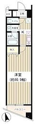 フレール南長崎 1Kの間取図画像