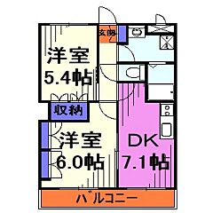 物件の間取り