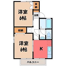 ホームズ でお部屋探し サニースクエア C棟 1階 2k 賃料3 9万円 40 15 賃貸アパート住宅情報 物件番号 取扱い不動産会社 ｌｉｘｉｌ不動産ショップ 小金井不動産株式会社 宇都宮東店