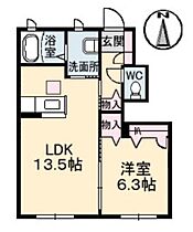 ウィンズ　Ｃ棟 C0106 ｜ 岡山県倉敷市中畝８丁目8-18（賃貸アパート1LDK・1階・46.59㎡） その2