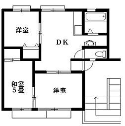 サニーサイド南大沢B 3DKの間取図画像