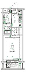 セジョリ中野新橋レジデンス 1階1Kの間取り