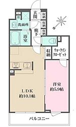 WHARF西馬込 1LDKの間取図画像