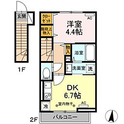 アヴァンス北小岩 2階