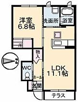 ｃａｓａ衛 A0102 ｜ 広島県呉市本通８丁目2-18（賃貸アパート1LDK・1階・43.05㎡） その2