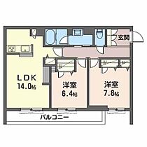 シャーメゾン　ＨＡＲＵ 0302 ｜ 兵庫県加古川市平岡町新在家938-1（賃貸マンション2LDK・3階・66.05㎡） その2