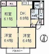 スカイメゾン　壱番館 A0201 ｜ 広島県福山市駅家町大字近田88-3（賃貸アパート3DK・2階・54.81㎡） その2