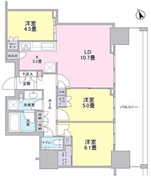 間取図画像 3LDK