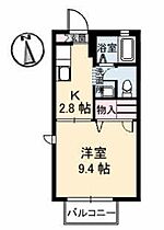 プラージュ A0105 ｜ 鳥取県米子市皆生温泉２丁目19-45（賃貸アパート1K・1階・28.45㎡） その2