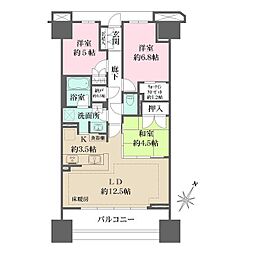 ザ・パークハウス青砥 3LDKの間取図画像