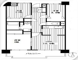 けやき通り北八番館 5階3LDKの間取り