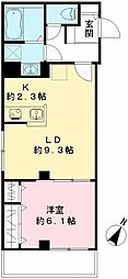 Diamond Valley ダイヤモンドバレー 1LDKの間取図画像