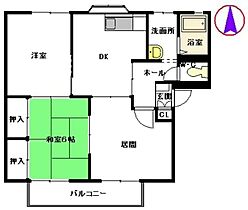 セフィーロ笹原 A0205 ｜ 福岡県福岡市博多区諸岡５丁目21-19（賃貸アパート3DK・2階・54.43㎡） その2