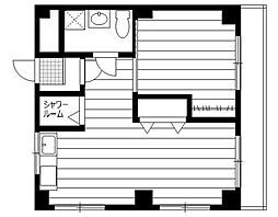 プラーズ南池袋 3階1LDKの間取り