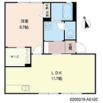 リモーネ A0102 ｜ 鹿児島県霧島市隼人町住吉469-7（賃貸アパート1LDK・1階・43.75㎡） その2