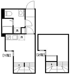 Maisoxia護国寺 1DKの間取図画像