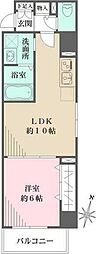 フレアF 1LDKの間取図画像