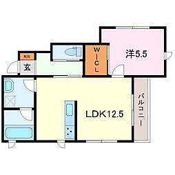 間取図画像 1LDK