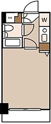 クリオ片倉町六番館 1Kの間取図画像