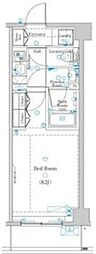 dips上板橋 1Kの間取図画像