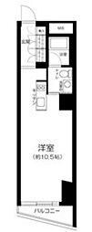 セルフィスタ渋谷 ワンルームの間取図画像